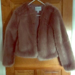 Faux fur jacket
